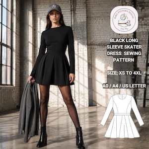 Black Babydoll Dress Long Sleeve