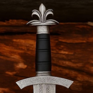 Handcrafted Viking-Inspired Decorative Sword with Raven Scabbard | Medieval Collectible Replica