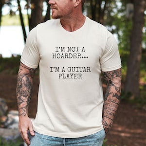 Guitar Player T-Shirt: Funny Musician Graphic Tee
