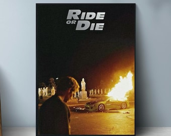Fast and Furious Poster - Movie Poster - Jdm - Cars - Formula 1 - Walker - Sports Car - Grand Prix - Wallpapers For Iphone - Nostalgia
