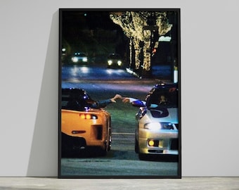 Fast And Furious Tokyo Drift Movie Poster – F1 – Automotive Poster – Fast & Furious Poster - Sports Car Poster - Wallpapers For Iphone