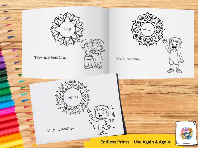 Action Words Coloring Book for Kids | 35 Verbs and Sight Words ...