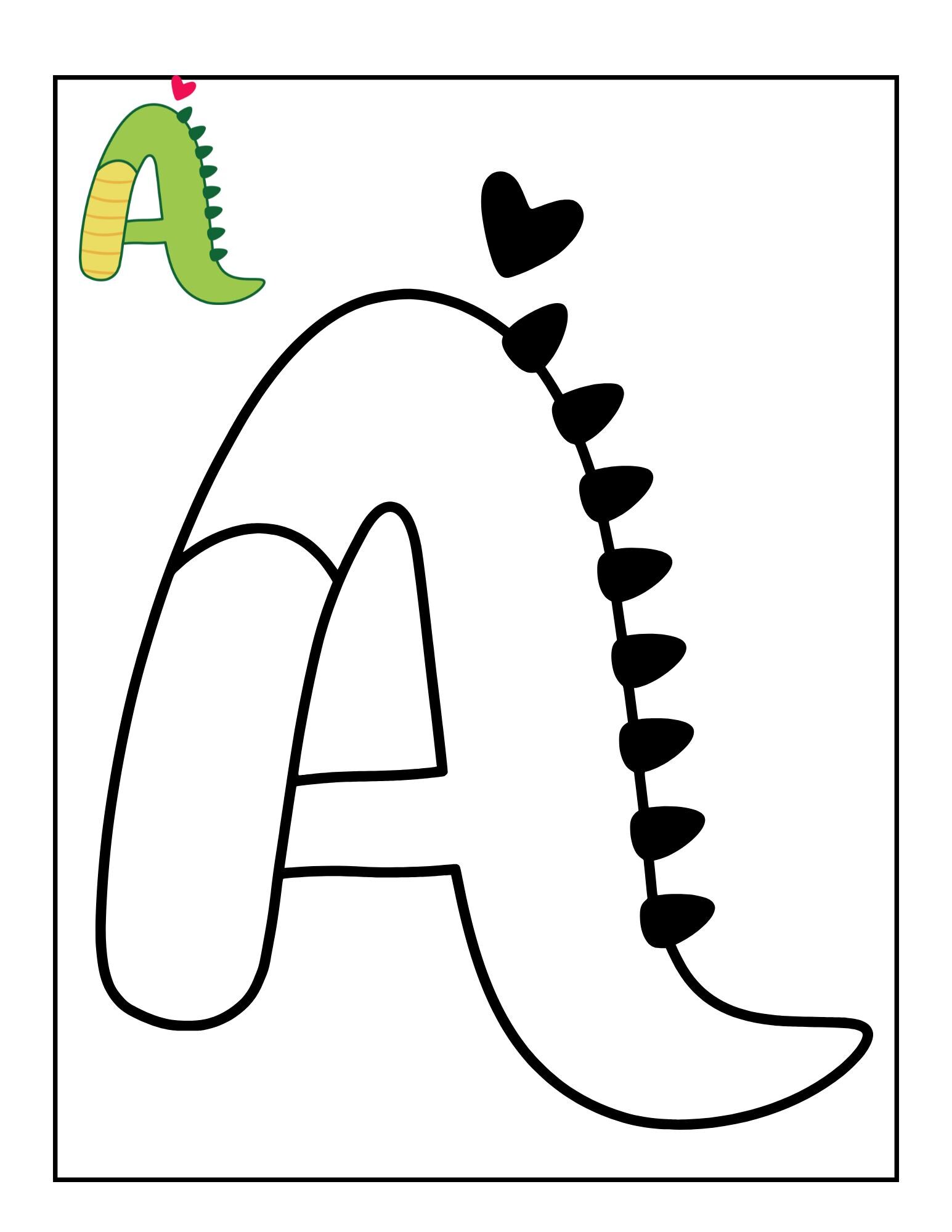 Libro para colorear del alfabeto de animales (PDF), páginas para ...