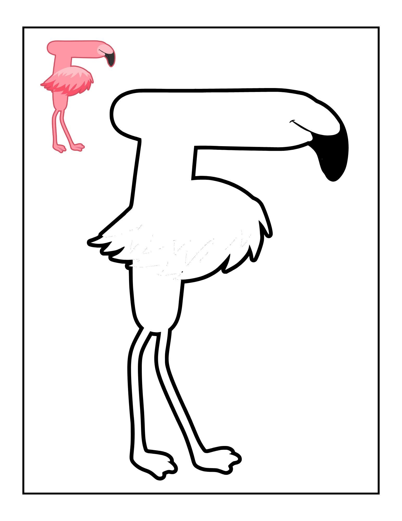 Libro para colorear del alfabeto de animales (PDF), páginas para ...