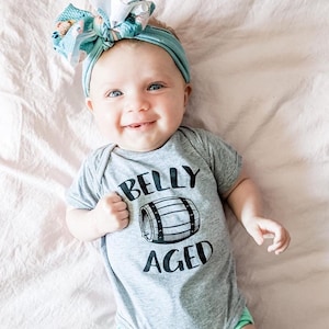 Belly Aged Home Brewed Baby Bodysuit - Homebrewer Gift for Baby Brewing