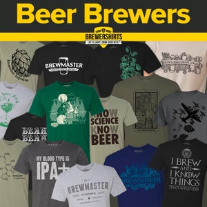 BrewerShirts® Original and Best IPA Shirt Dark Heather Grey Bloodtype Is IPA for Homebrewer or Beer Lover image 7