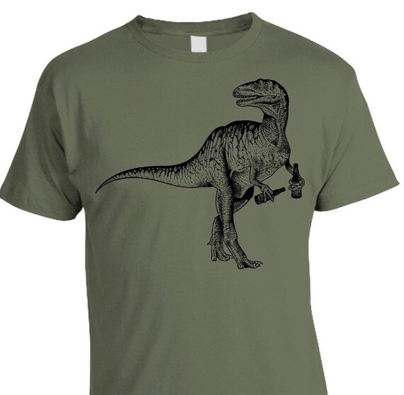 Men's Funny TRex TShirt Tyrannosaurus Shirt Beer Etsy