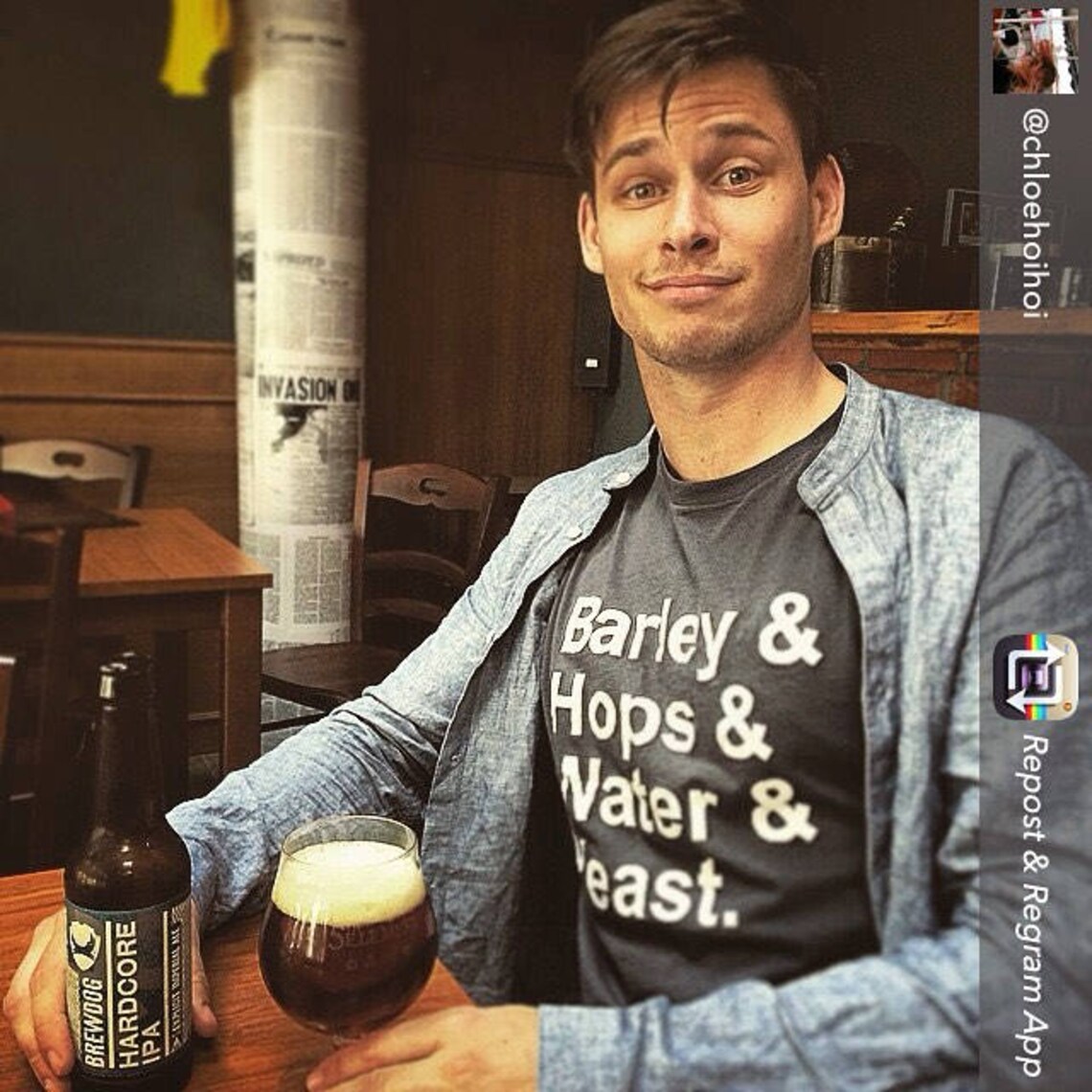 Barley Hops Water & Yeast Original Craft Beer Ingredients Etsy