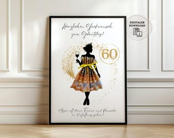 Cash gift for a woman&#39;s 60th birthday | Cash gift for a girlfriend | Wish-fulfilling gift | DIY cash gift | Birthday gift money for a 60th birthday