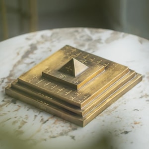 Energized Vastu Yantra, Vastu Pyramid Yantra, Complete Vastu Dosh Nivaran Yantra, Sacred Geometry for Home & Office, Vedic Yantra