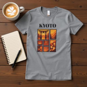 Kyoto Japan Shirt, Japan Shirt, Japan Trip Souvenir, Japan Vacation Tee, Kyoto Travel T-shirt, Japan Streetwear Line Art Gifts