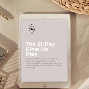 Self-Care & Lifestyle Transformation eBook: Glow Up in 21 Days (Digital Download)