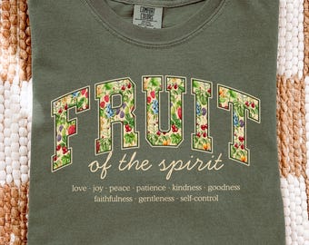 Fruit of the Spirit PNG: Christian Bible Verse Design (Commercial Use Allowed)