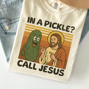 Jesus em conserva PNG: Design engraçado de fé cristã (Download digital, uso comercial permitido)