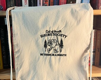 Hiking Bag *Embroidered* with Frog and Trees