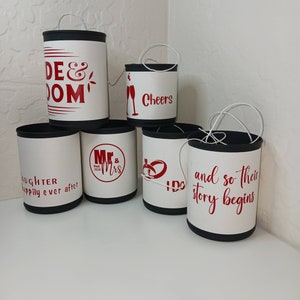 Handmade Wedding Car Cans, Wedding Photo Op, Personalized Wedding Decor, Bride and Groom, Vow Renewal Decor, Bridal Shower Gift
