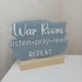 War Room conference room sign | Communication Arts