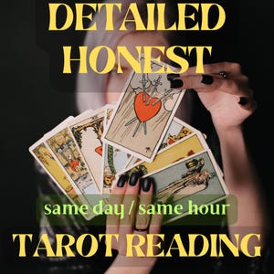 Honest Tarot Reading with Fast Delivery | Deep Intuitive Psychic Reading | Tarot Cards for Clarity & Insight