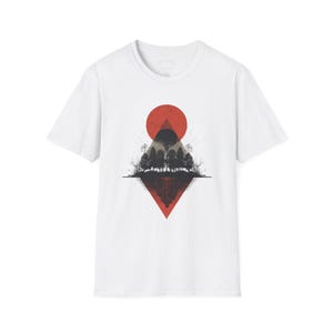 As Above So Below Tee | Unisex Softstyle T-Shirt, Occult Graphic Shirt, Wiccan Mystic Design, Witchcraft Apparel