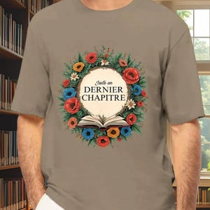Unisex Oversized T-Shirt, Lesespruch &quot;Nur ein letztes Kapitel&quot;, Leseleidenschaftsgeschenk, Buchliebhaber, Buchfan, Buchtrend