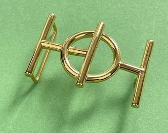エルメス ゴールド「H」ベルトバックル - エルメス HERMES