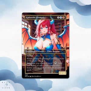 Galazeth Prismari Anime Waifu MTG Proxy Card - EDH Commander Deck