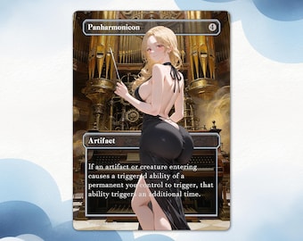Panharmonicon Anime Waifu Proxy Card:  EDH Custom Card
