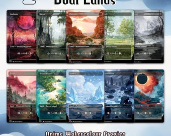 MTG - Magic the Gathering - Revised - Badlands Dual Land