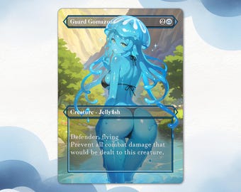 Arcades Defender Tribal — Guard Gomazoa Anime Waifu Proxy Card:  EDH Custom Card