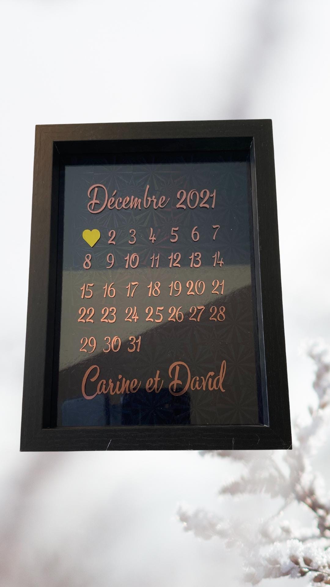 We Adding Date Frame Wedding Date Frame - Etsy