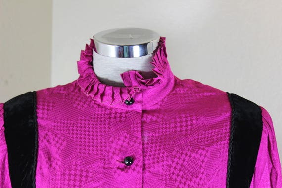 Vintage Rare NINA RICCI Boutique Pink Long Sleeve… - image 5