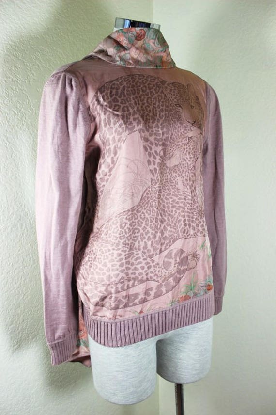 Vintage Robert Dallet HERMES Lilac Lavander Tigers