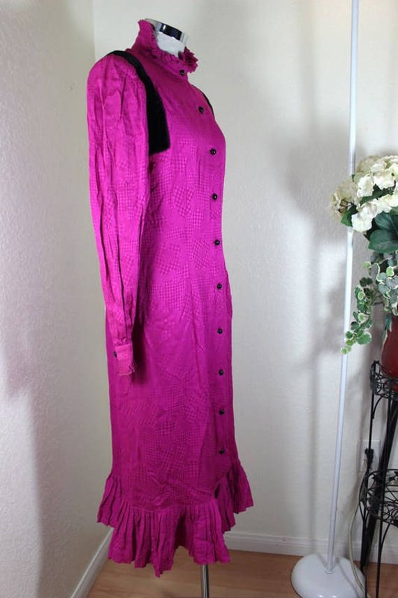 Vintage Rare NINA RICCI Boutique Pink Long Sleeve… - image 4