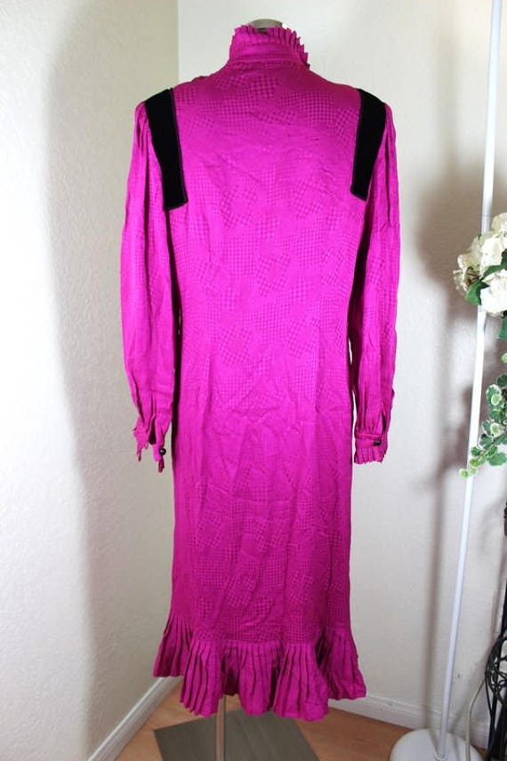 Vintage Rare NINA RICCI Boutique Pink Long Sleeve… - image 2