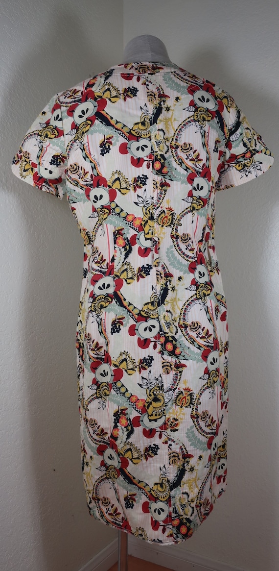 Buy Rare Vintage CHRISTIAN LACROIX Red Black Printed Paisley Signatures  Cotton Linen Short Sleeve Dress S 40 4 5 6 Online in India - Etsy