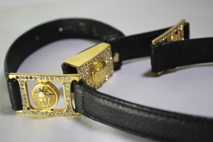 VERSACE vintage サスペンダー メドゥーサ 小物