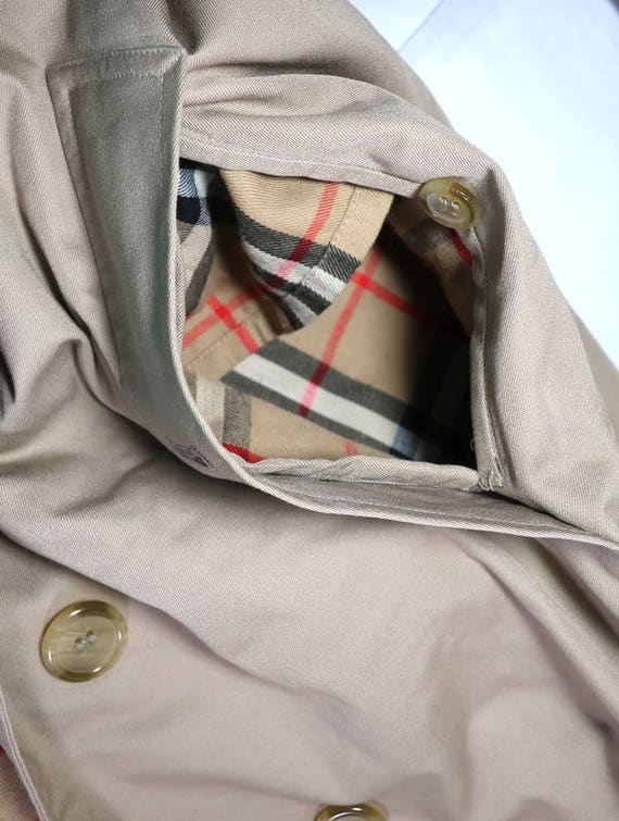 Vintage BURBERRYS BURBERRY Classic Camel Khaki Br… - image 5