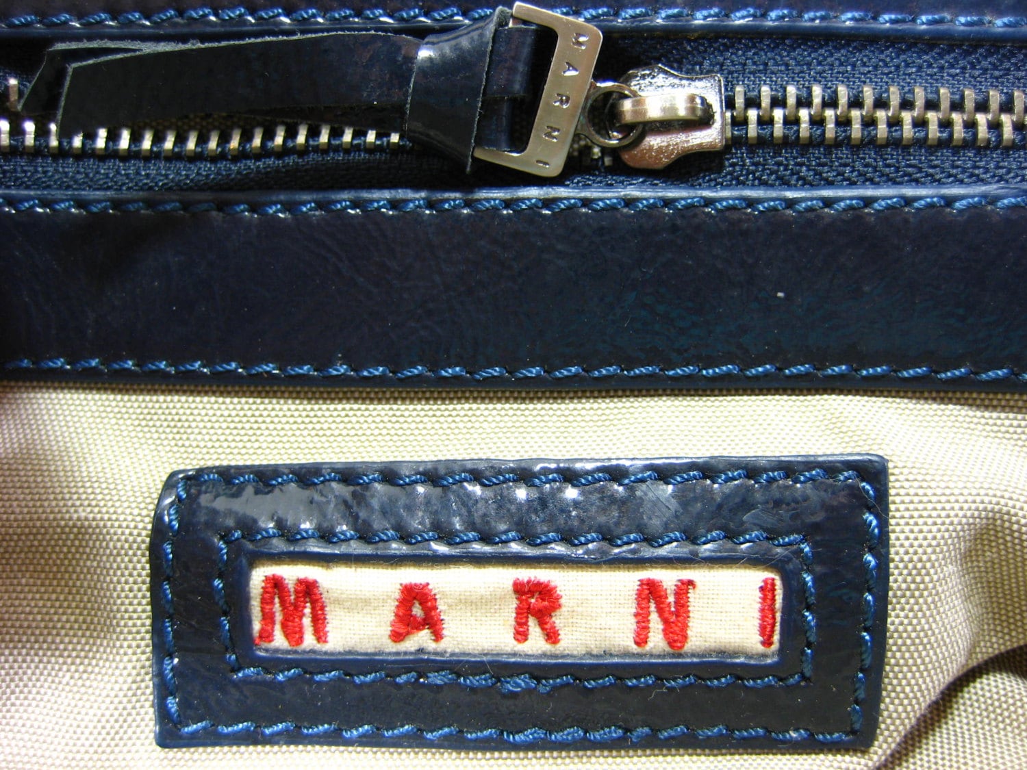 Vintage Marni Glossy Leather Medium Shoulder Bag Italy - Etsy