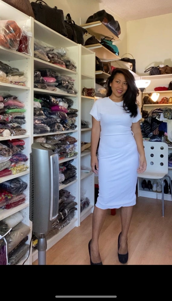 GUCCI vintage Tom Ford White Dress Small 4 5 6 - image 6