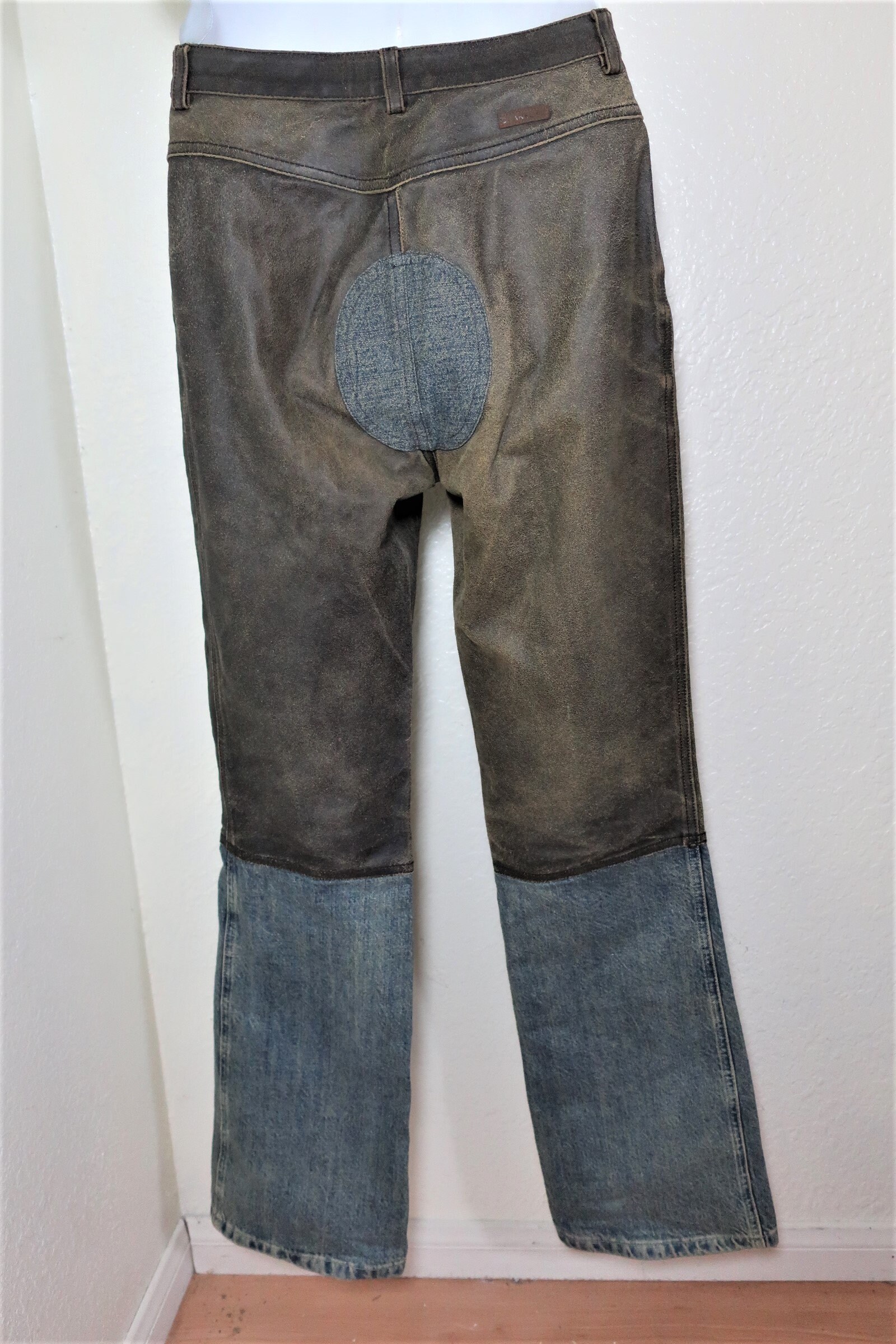 デニム・ジーパン IONSEOUL Ripen Lace Vintage Denim Pants CHANGES REMAKE DENIM STRAIGHT PANTS / VINTAGE LEVI'S JEANS