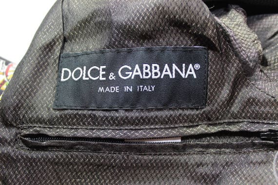 Vintage Dolce & Gabbana Stylish Black Asian Orang… - image 10