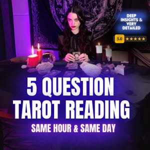 5 Question Tarot Reading: Psychic Insight & Guidance