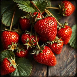 Fraises sucrées à imprimer