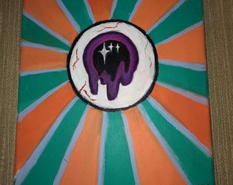 Trippy Drippy Eyeball-schilderij