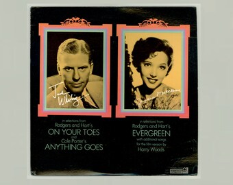 Rodgers and Hart's On Your Toes, Cole Porter's Anything Goes performed by Jack Whiting; Jessie Matthews in Rodgers and Hart's Evergreen