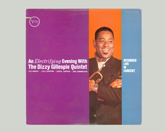 Dizzy Gillespie Quintet - An Electrifying Evening - Live Recording in Concert , 1981 Verve Records Stereo LP CD 331 UMV 2605