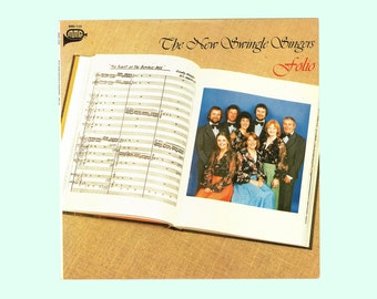 The New Swingle Singers - Folio - Jazzy Renditions of Classical Pieces, Vocal Music, Moss Music Group Vintage Vinyl LP Record 1980