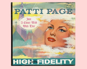 Patti Page: Just a Closer Walk with Thee. Gospel Songs. 1960 Mercury Monaural LP