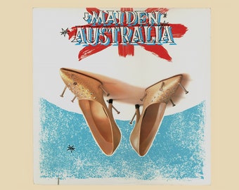 Maiden Australia 1983 A&M / OZ LP Sampler Split Enz, Jo Jo Zep, Sunnyboys, Skyhooks, The Expression, Vintage Record Album