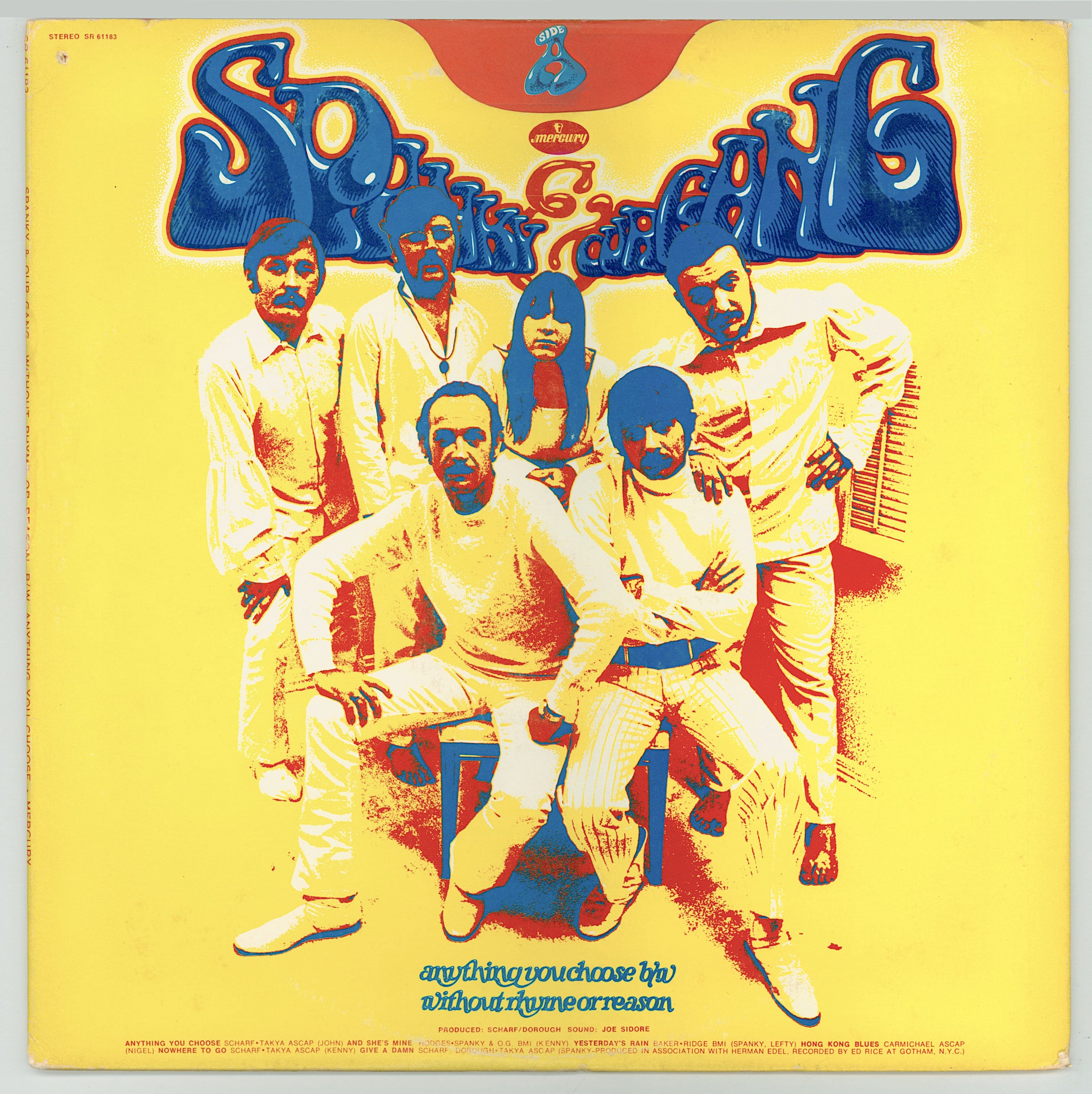 Spanky and Our Gang : Anything You Choose. 1969 Mercury Records LP